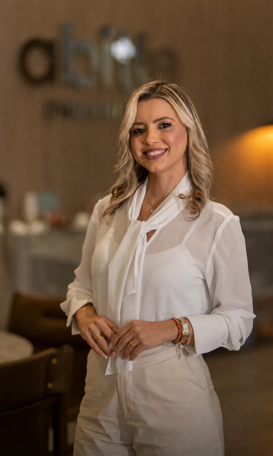 Bia Maia no escritório da Abitte Urbanismo