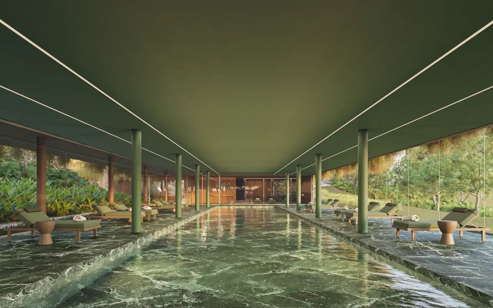 Piscina semiolímpica coberta